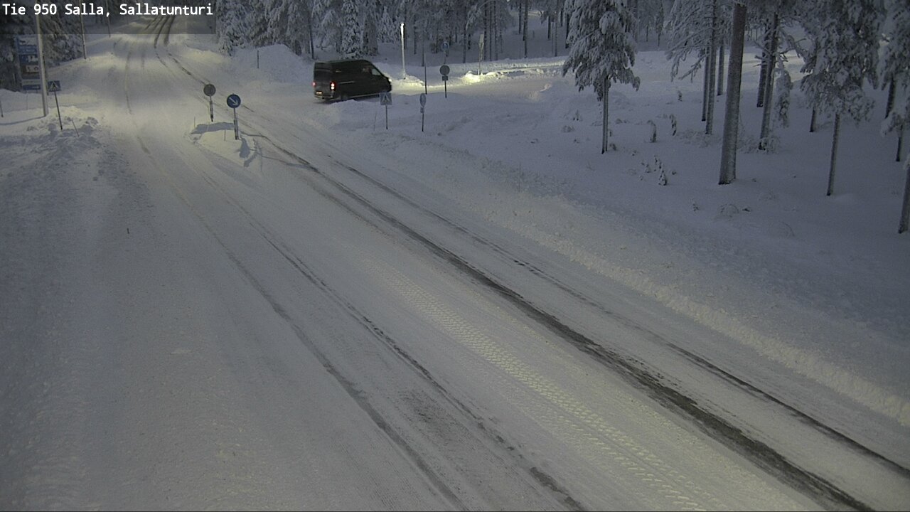 Kelikamerat Kuva Tie 950 Salla, Sallatunturi, Salla, Lappi
