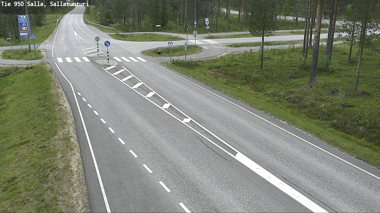 Weather Camera Image Väg 950 Salla, Sallatunturi, Salla, Lappi