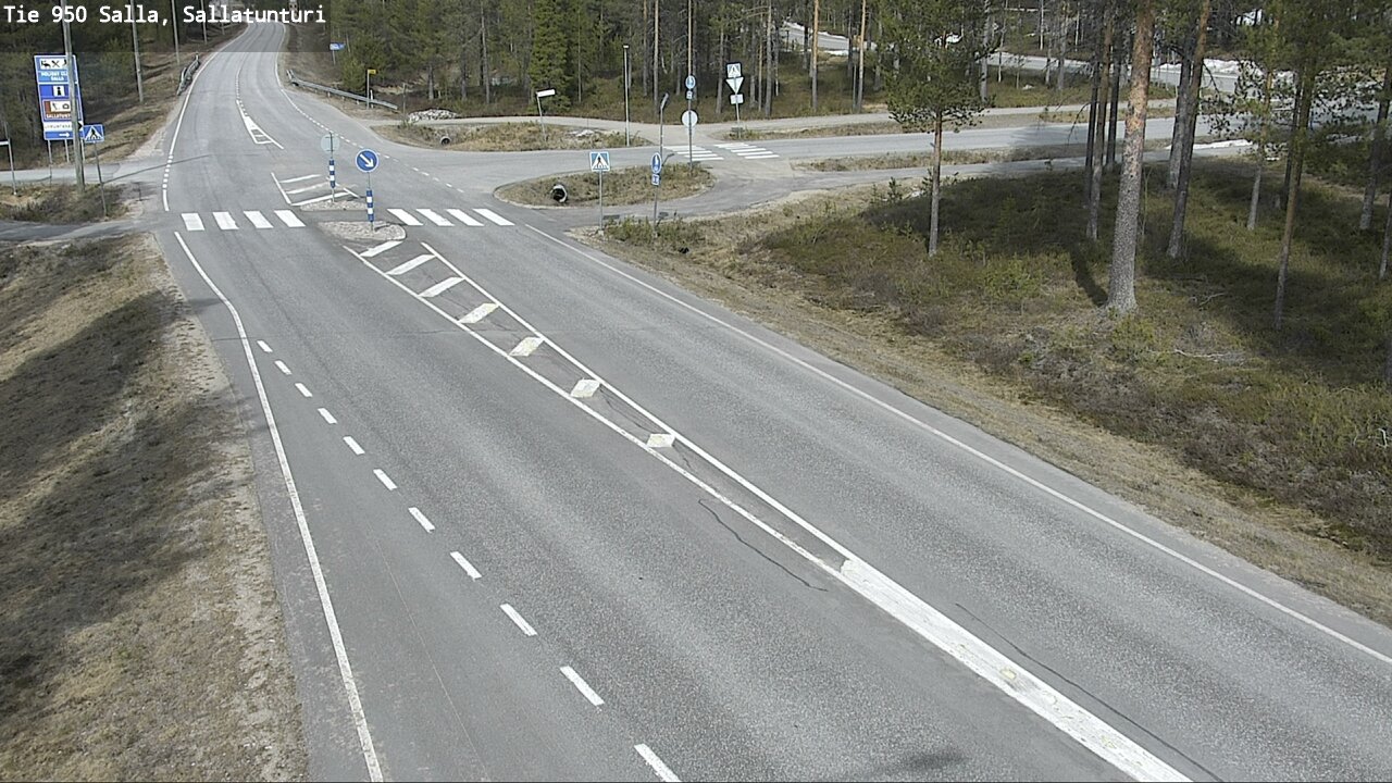 Weather Camera Image Väg 950 Salla, Sallatunturi, Salla, Lappi