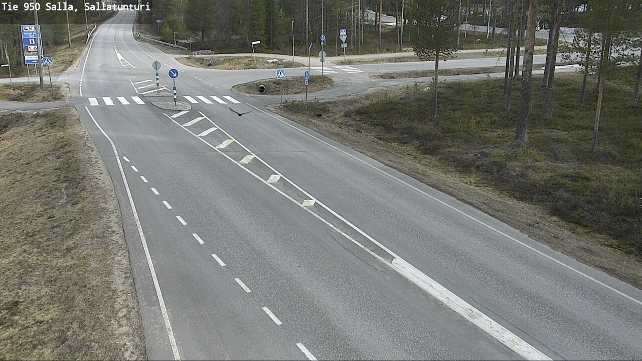 Weather Camera Image Väg 950 Salla, Sallatunturi, Salla, Lappi