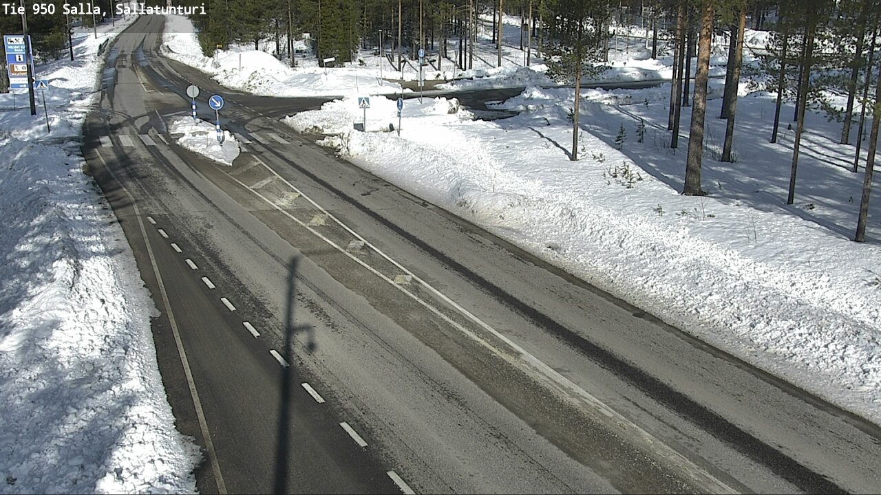 Weather Camera Image Road 950 Salla, Sallatunturi, Salla, Lappi