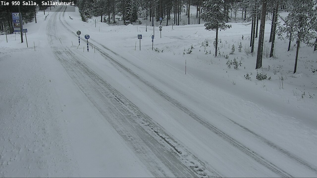 Kelikamerat Kuva Tie 950 Salla, Sallatunturi, Salla, Lappi
