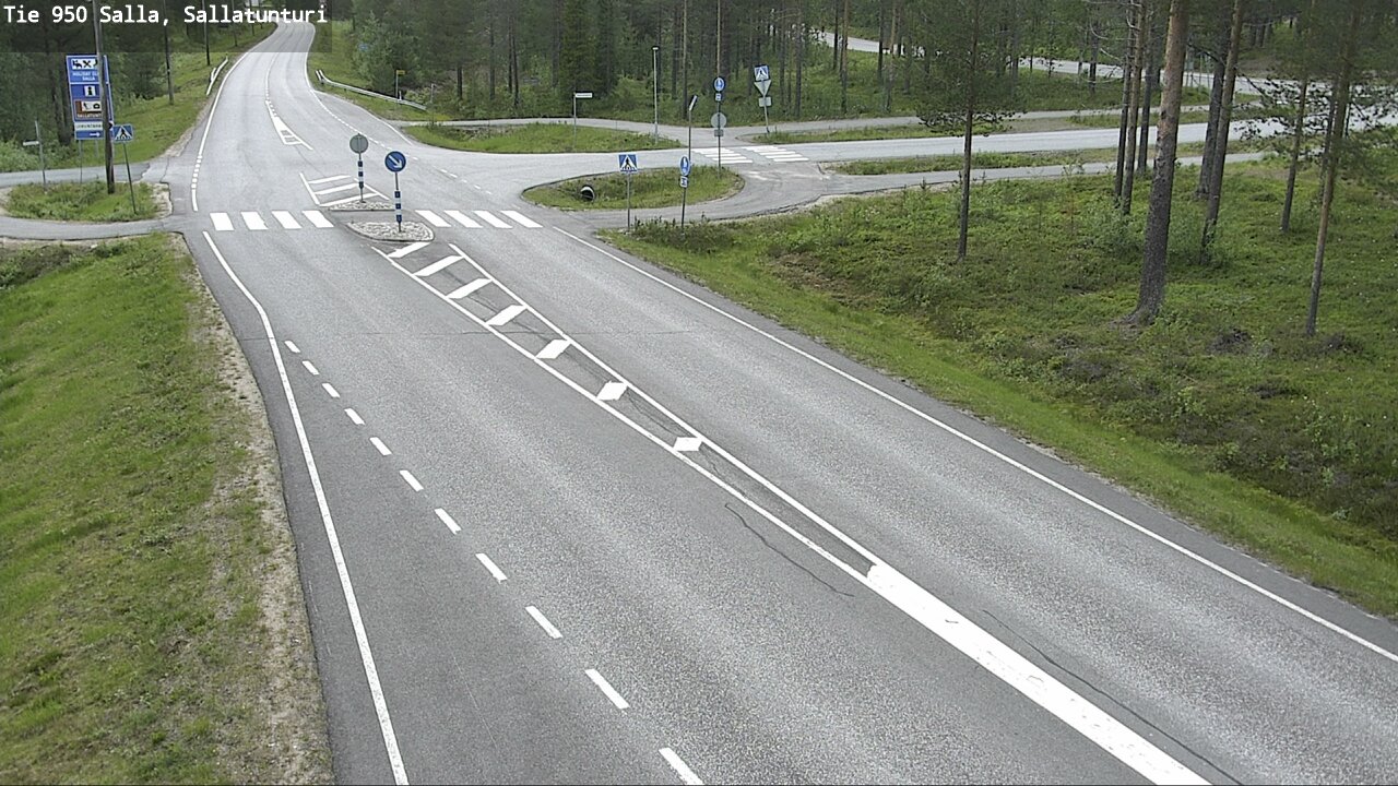 Weather Camera Image Väg 950 Salla, Sallatunturi, Salla, Lappi