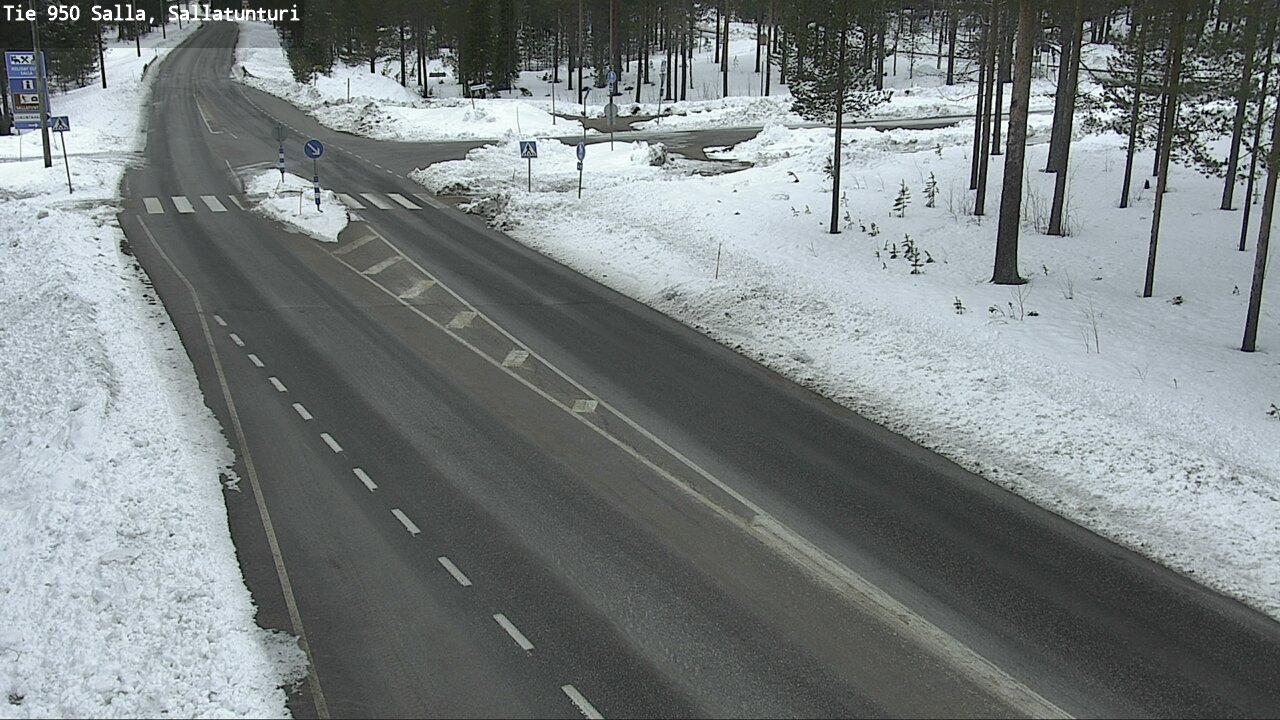 Kelikamerat Kuva Tie 950 Salla, Sallatunturi, Salla, Lappi