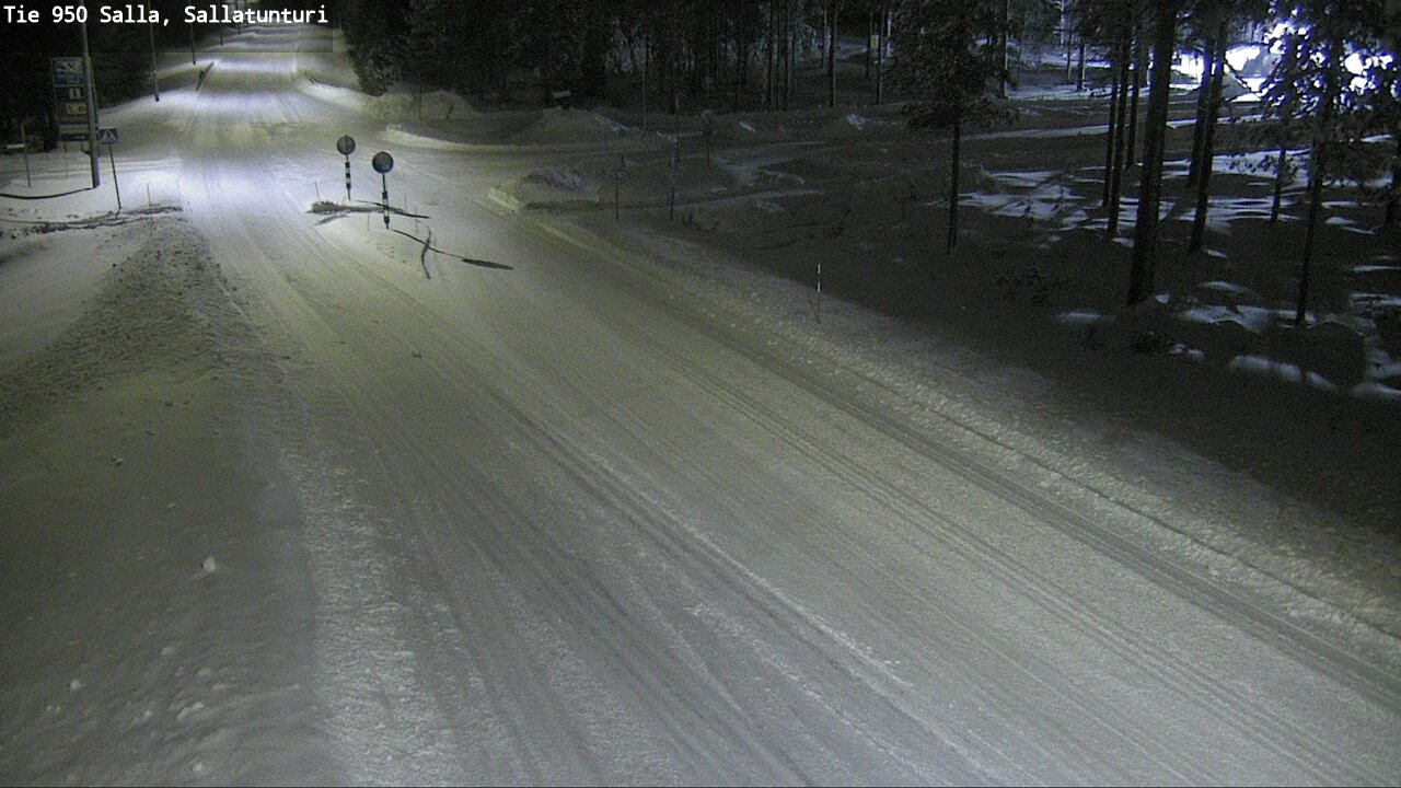 Weather Camera Image Road 950 Salla, Sallatunturi, Salla, Lappi