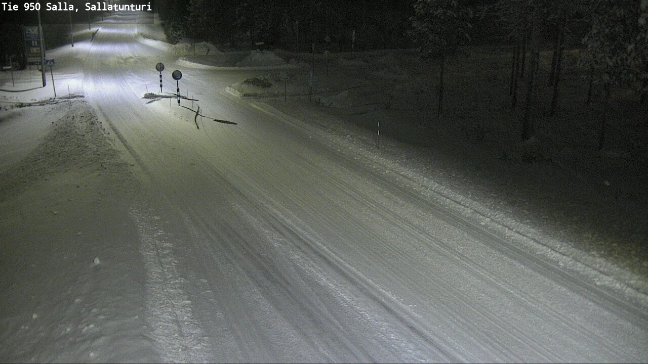 Weather Camera Image Road 950 Salla, Sallatunturi, Salla, Lappi