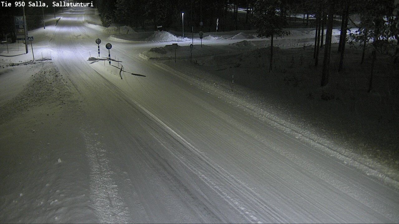 Weather Camera Image Road 950 Salla, Sallatunturi, Salla, Lappi