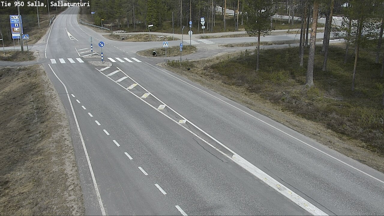 Weather Camera Image Väg 950 Salla, Sallatunturi, Salla, Lappi