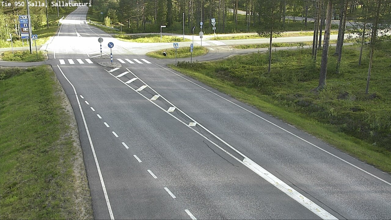 Weather Camera Image Väg 950 Salla, Sallatunturi, Salla, Lappi