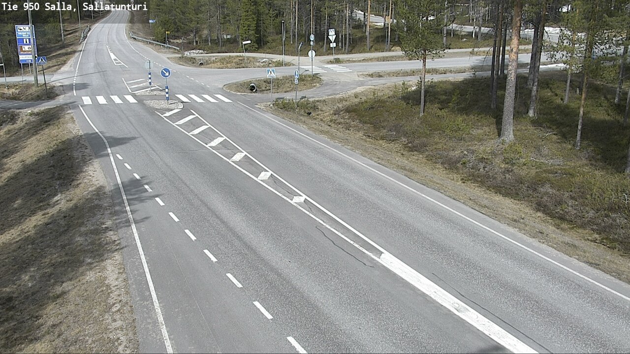 Weather Camera Image Väg 950 Salla, Sallatunturi, Salla, Lappi