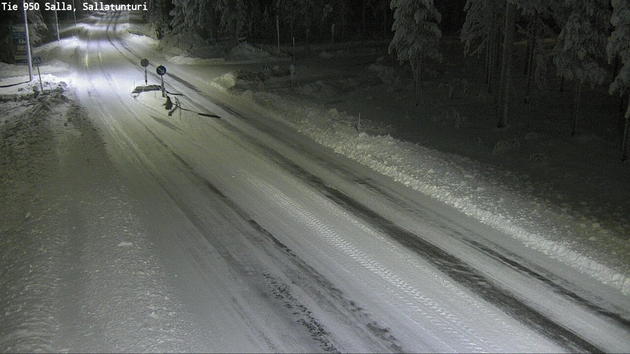 Kelikamerat Kuva Tie 950 Salla, Sallatunturi, Salla, Lappi