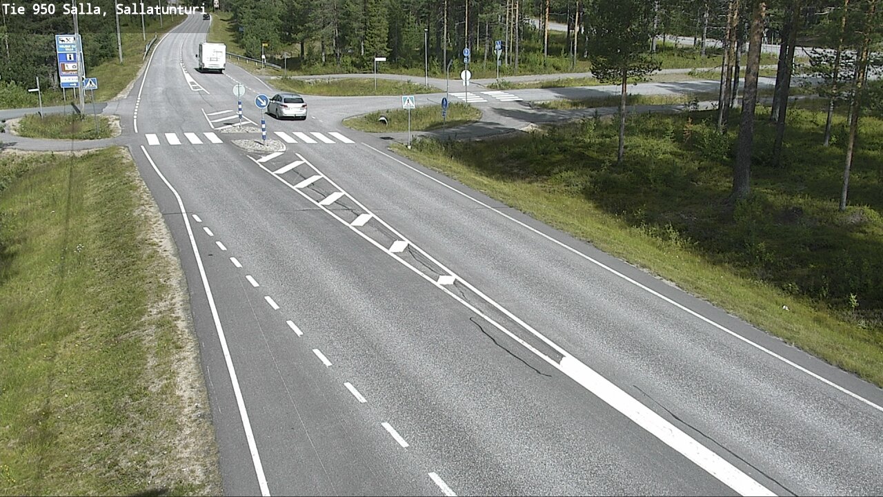 Weather Camera Image Road 950 Salla, Sallatunturi, Salla, Lappi