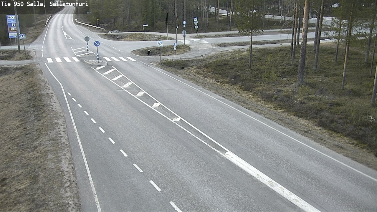 Weather Camera Image Väg 950 Salla, Sallatunturi, Salla, Lappi