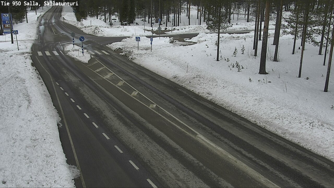 Weather Camera Image Road 950 Salla, Sallatunturi, Salla, Lappi
