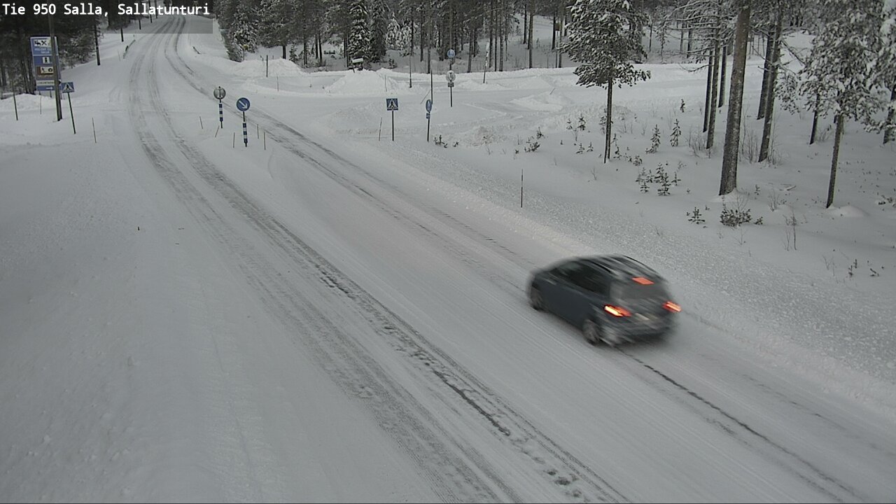 Weather Camera Image Road 950 Salla, Sallatunturi, Salla, Lappi