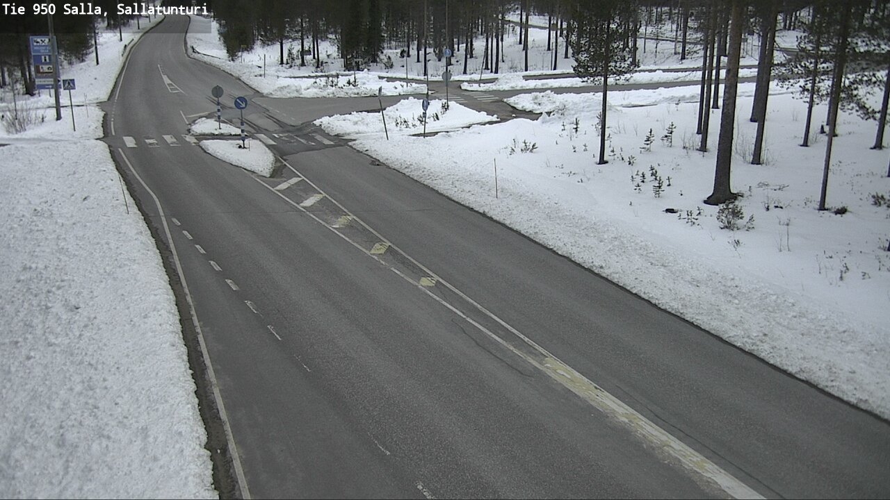 Weather Camera Image Road 950 Salla, Sallatunturi, Salla, Lappi