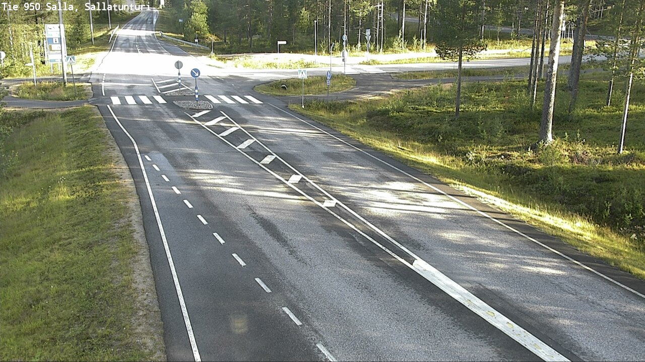 Weather Camera Image Road 950 Salla, Sallatunturi, Salla, Lappi