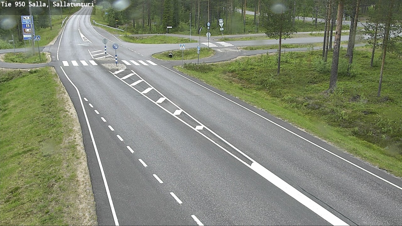 Weather Camera Image Väg 950 Salla, Sallatunturi, Salla, Lappi