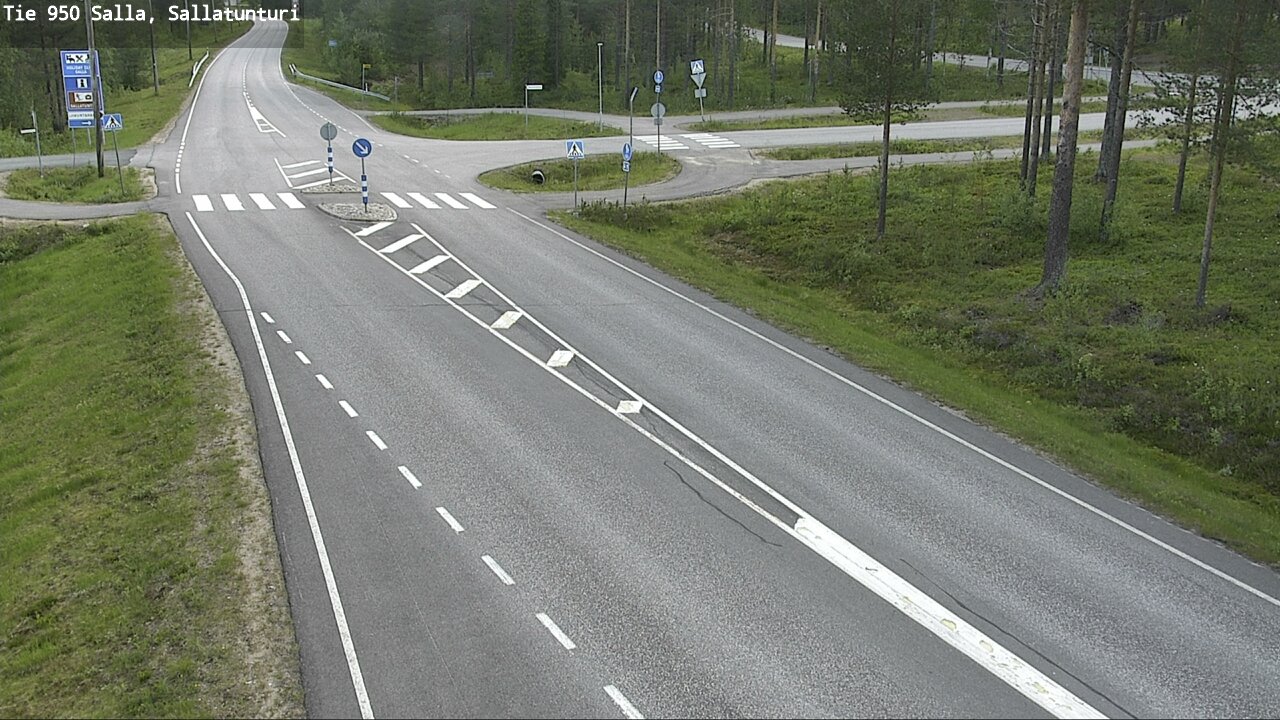 Weather Camera Image Väg 950 Salla, Sallatunturi, Salla, Lappi