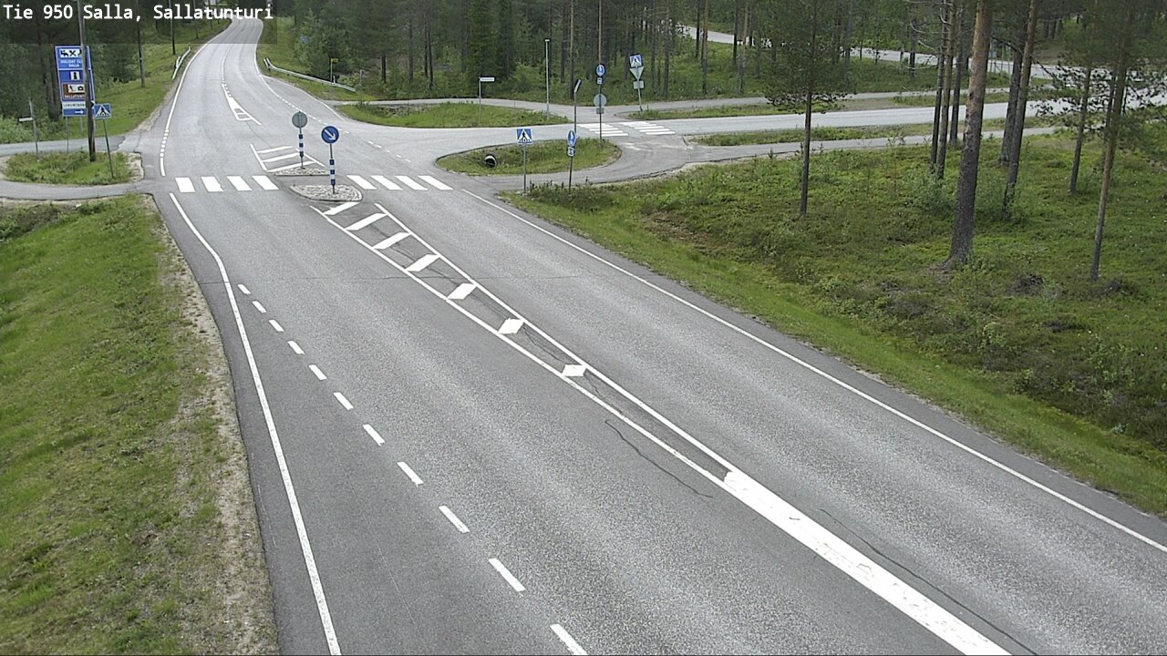 Weather Camera Image Väg 950 Salla, Sallatunturi, Salla, Lappi