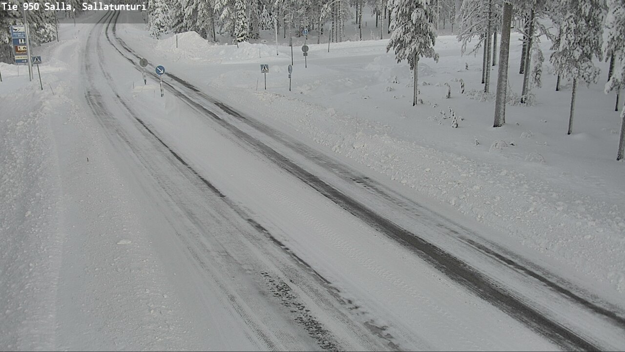 Kelikamerat Kuva Tie 950 Salla, Sallatunturi, Salla, Lappi