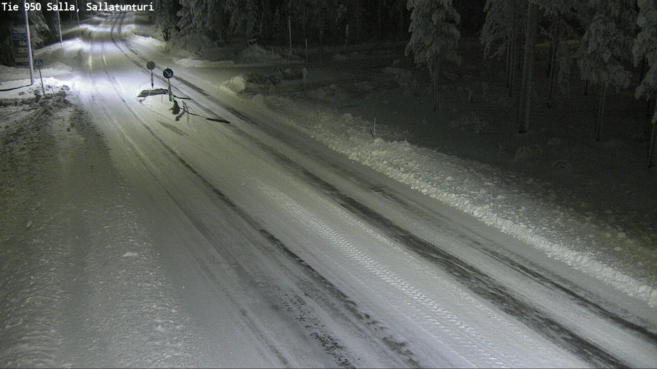 Kelikamerat Kuva Tie 950 Salla, Sallatunturi, Salla, Lappi