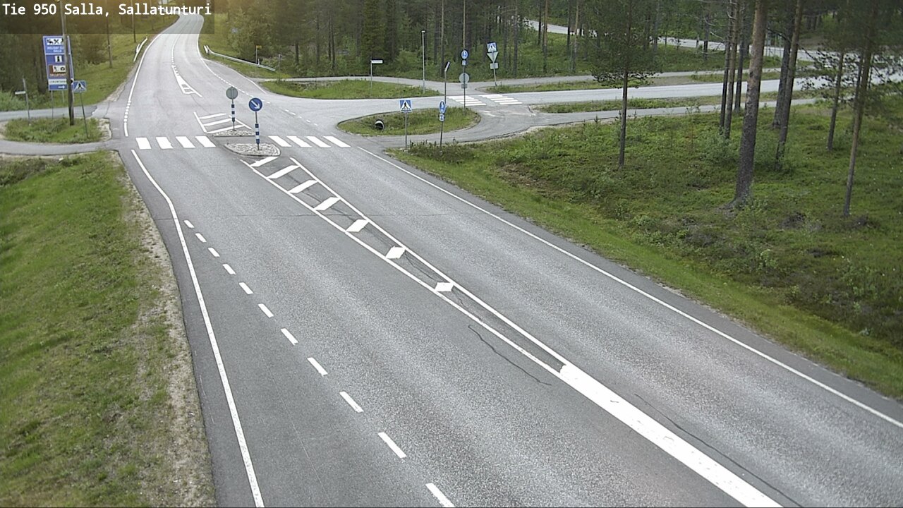 Weather Camera Image Väg 950 Salla, Sallatunturi, Salla, Lappi