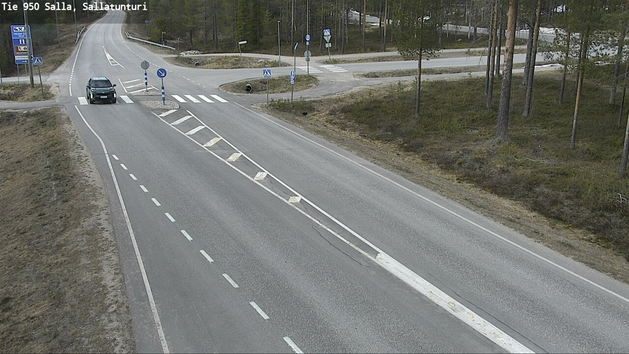 Weather Camera Image Väg 950 Salla, Sallatunturi, Salla, Lappi
