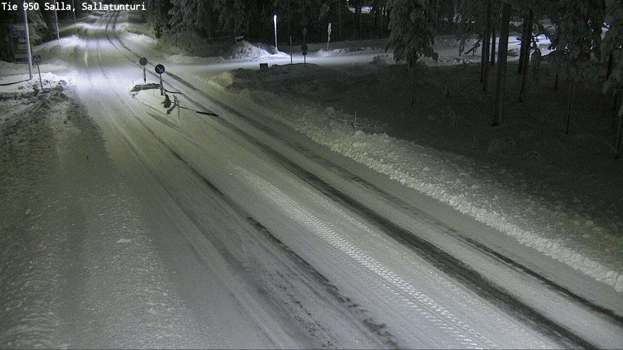 Kelikamerat Kuva Tie 950 Salla, Sallatunturi, Salla, Lappi