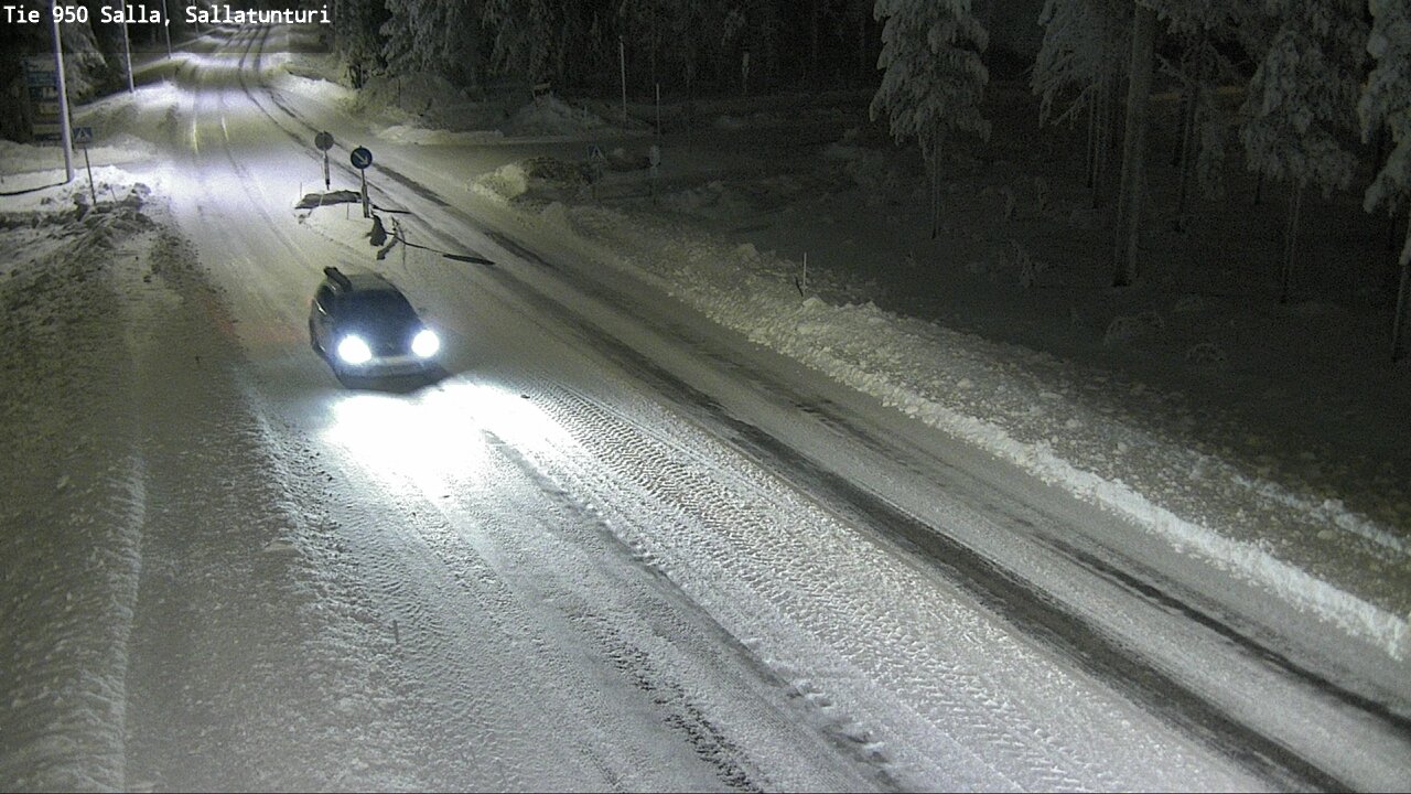 Kelikamerat Kuva Tie 950 Salla, Sallatunturi, Salla, Lappi