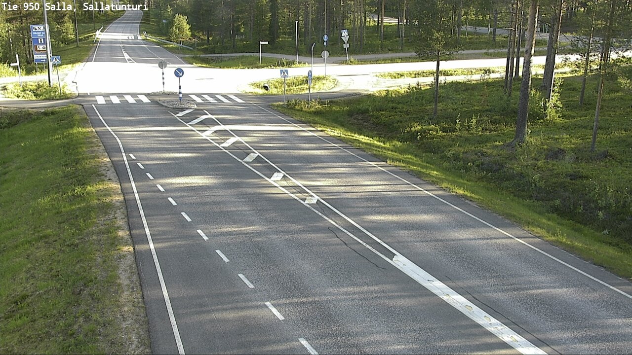 Weather Camera Image Väg 950 Salla, Sallatunturi, Salla, Lappi