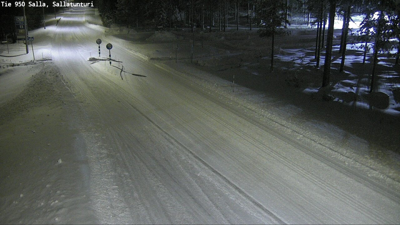 Weather Camera Image Road 950 Salla, Sallatunturi, Salla, Lappi