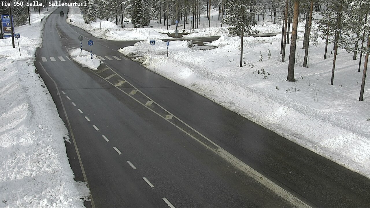 Kelikamerat Kuva Tie 950 Salla, Sallatunturi, Salla, Lappi