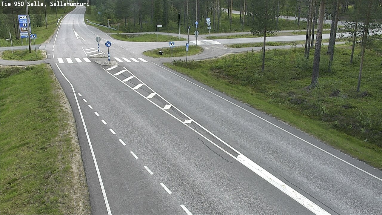 Weather Camera Image Väg 950 Salla, Sallatunturi, Salla, Lappi
