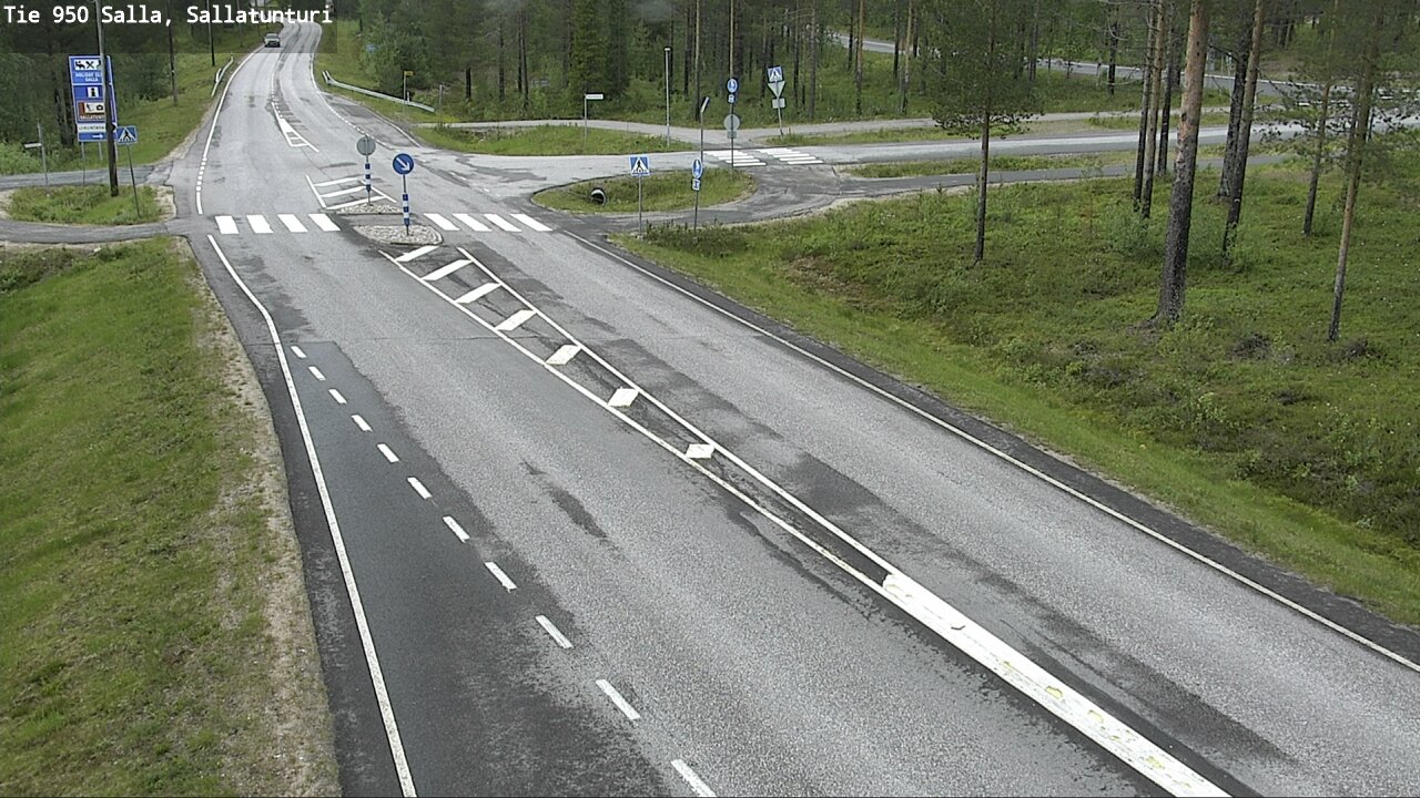 Weather Camera Image Väg 950 Salla, Sallatunturi, Salla, Lappi