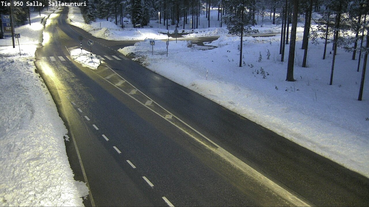 Kelikamerat Kuva Tie 950 Salla, Sallatunturi, Salla, Lappi