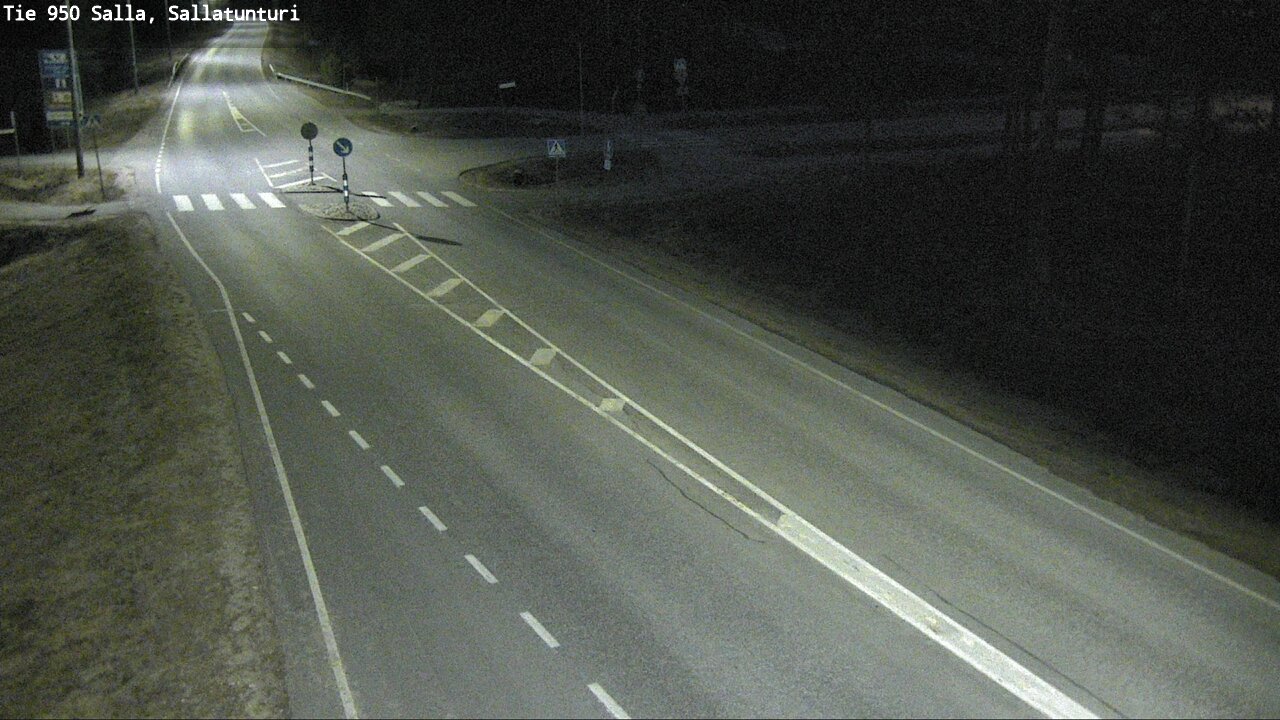 Weather Camera Image Väg 950 Salla, Sallatunturi, Salla, Lappi