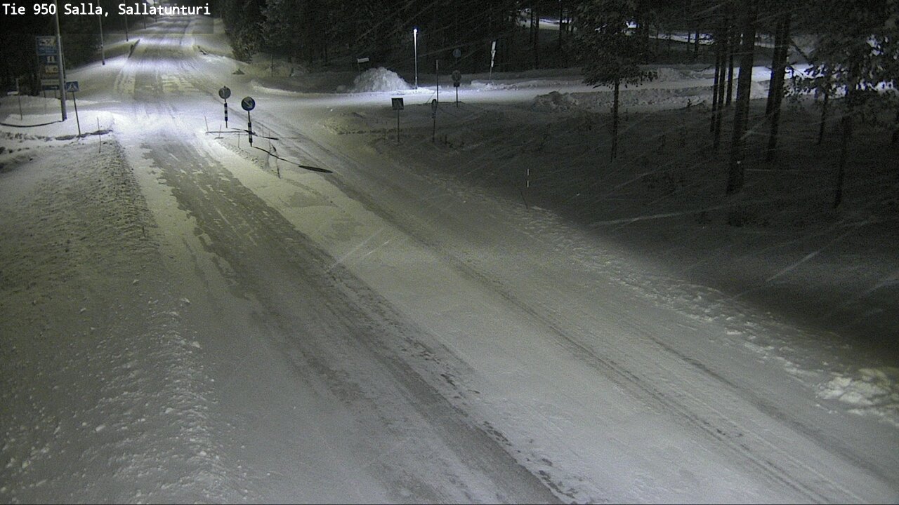 Kelikamerat Kuva Tie 950 Salla, Sallatunturi, Salla, Lappi