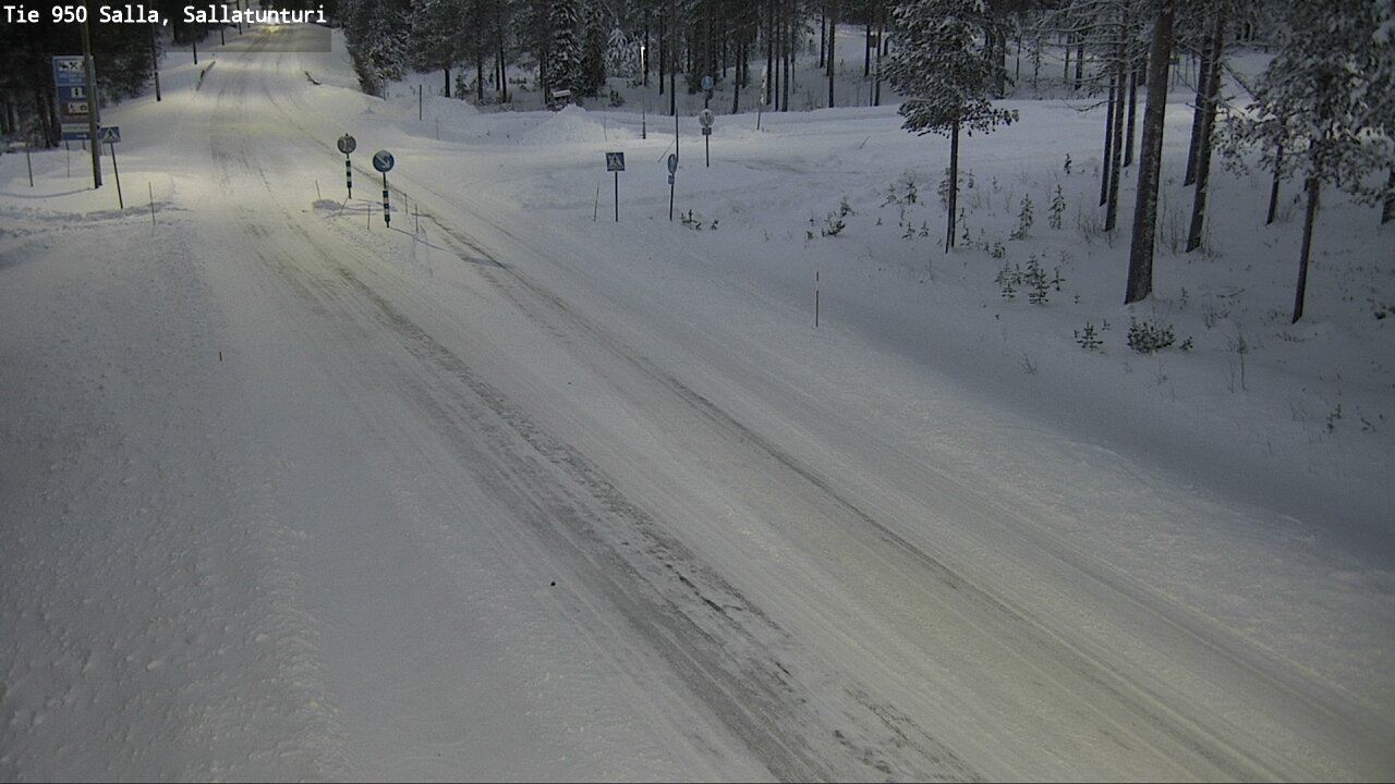 Kelikamerat Kuva Tie 950 Salla, Sallatunturi, Salla, Lappi