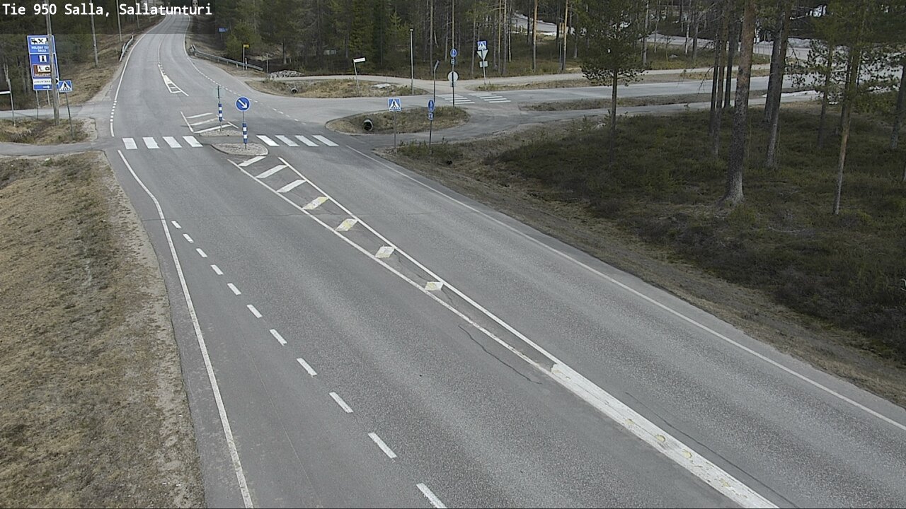Weather Camera Image Väg 950 Salla, Sallatunturi, Salla, Lappi