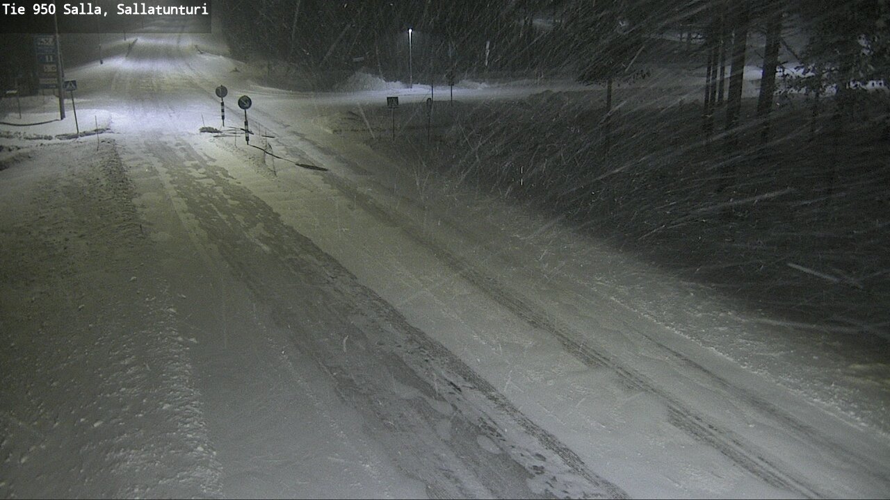 Weather Camera Image Road 950 Salla, Sallatunturi, Salla, Lappi