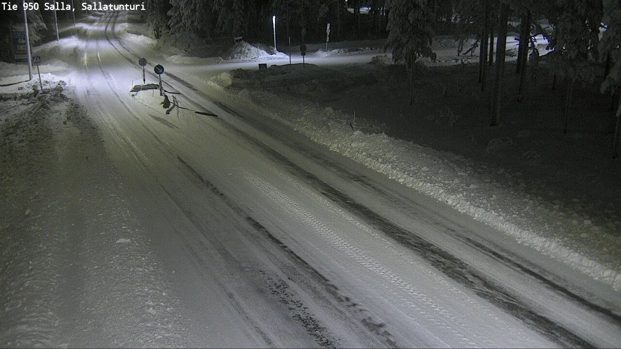 Kelikamerat Kuva Tie 950 Salla, Sallatunturi, Salla, Lappi