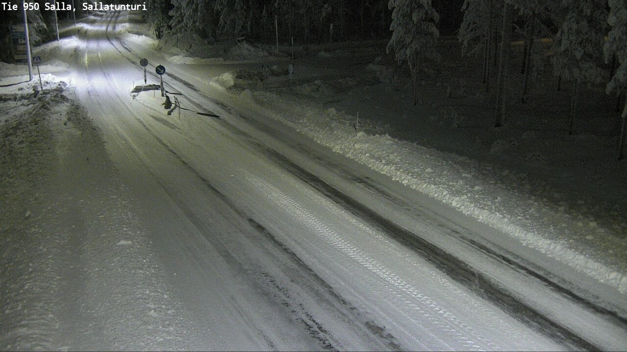 Kelikamerat Kuva Tie 950 Salla, Sallatunturi, Salla, Lappi