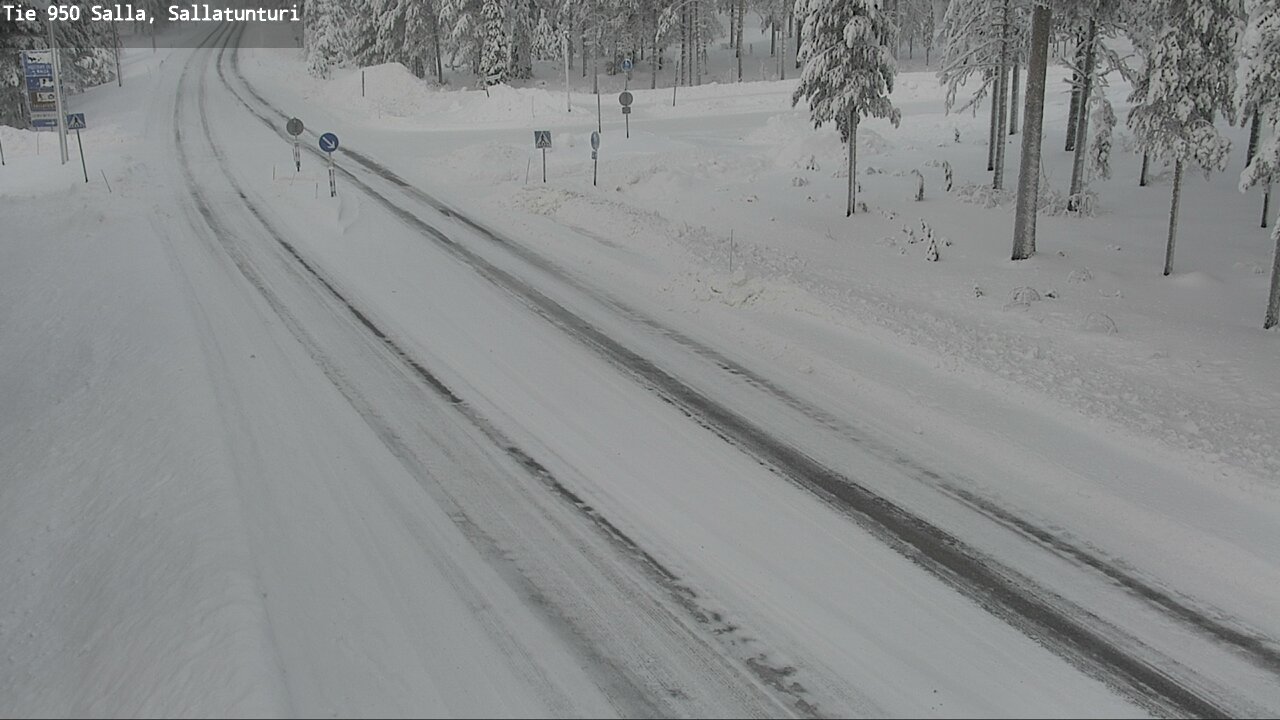 Kelikamerat Kuva Tie 950 Salla, Sallatunturi, Salla, Lappi