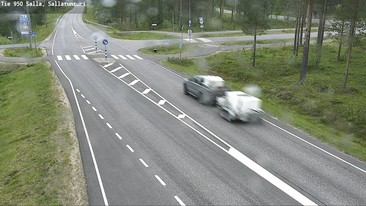 Weather Camera Image Väg 950 Salla, Sallatunturi, Salla, Lappi