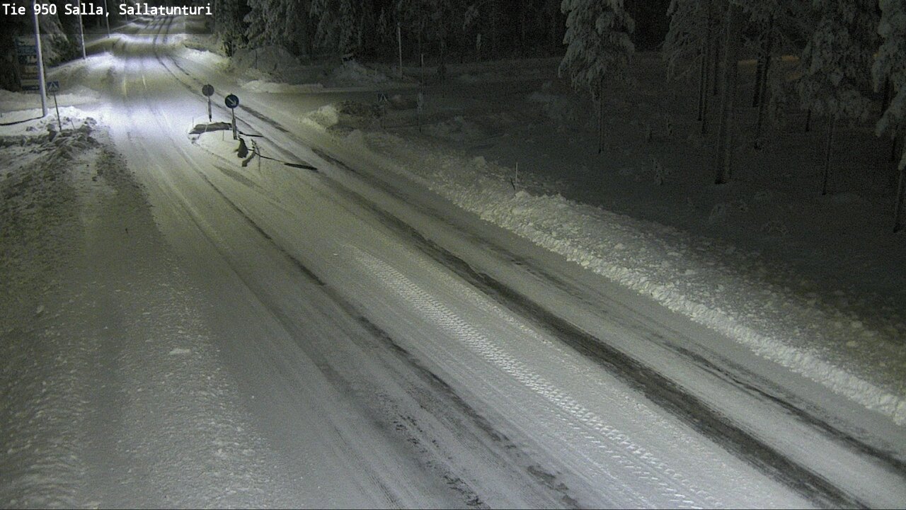 Kelikamerat Kuva Tie 950 Salla, Sallatunturi, Salla, Lappi