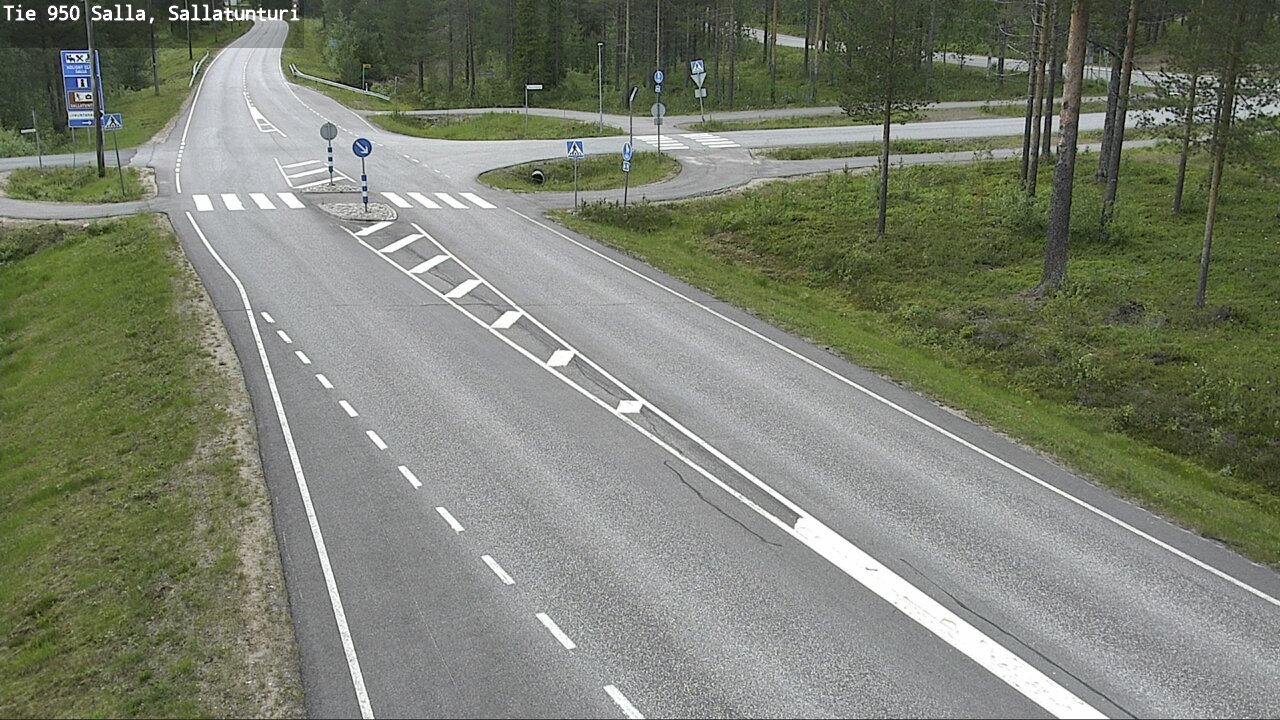 Weather Camera Image Väg 950 Salla, Sallatunturi, Salla, Lappi