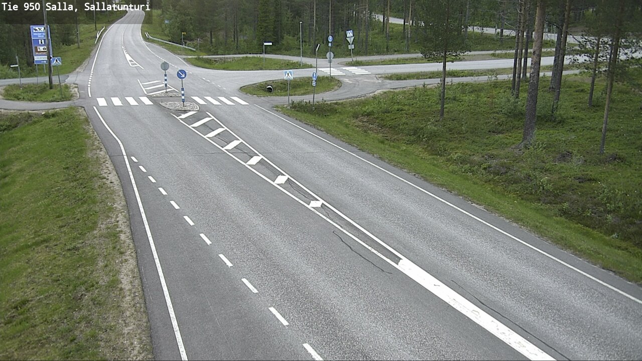 Weather Camera Image Väg 950 Salla, Sallatunturi, Salla, Lappi