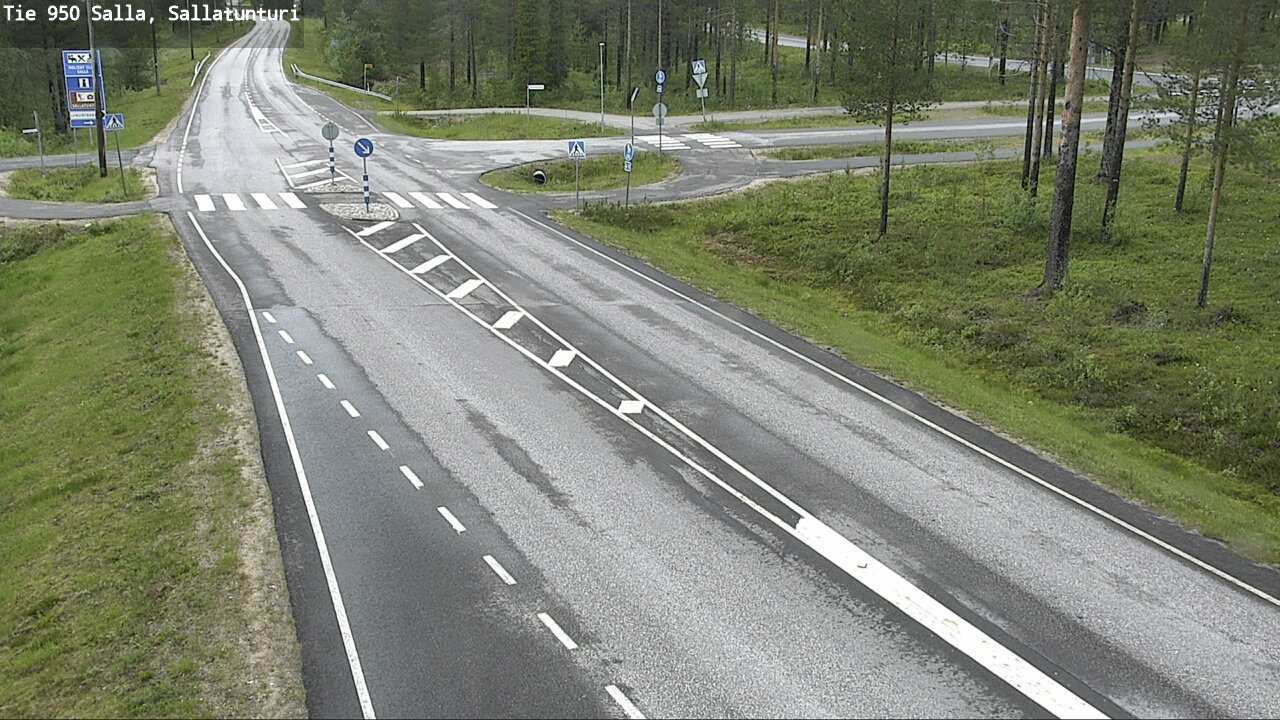 Weather Camera Image Väg 950 Salla, Sallatunturi, Salla, Lappi