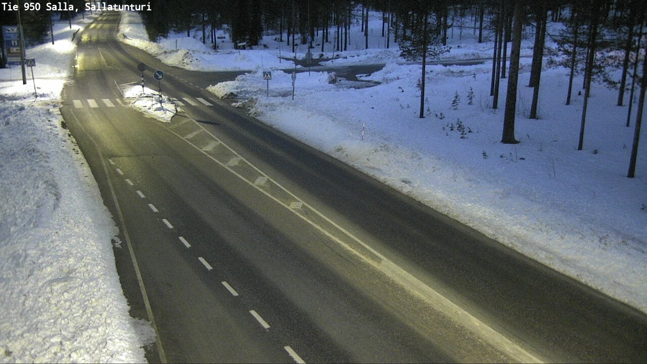 Kelikamerat Kuva Tie 950 Salla, Sallatunturi, Salla, Lappi